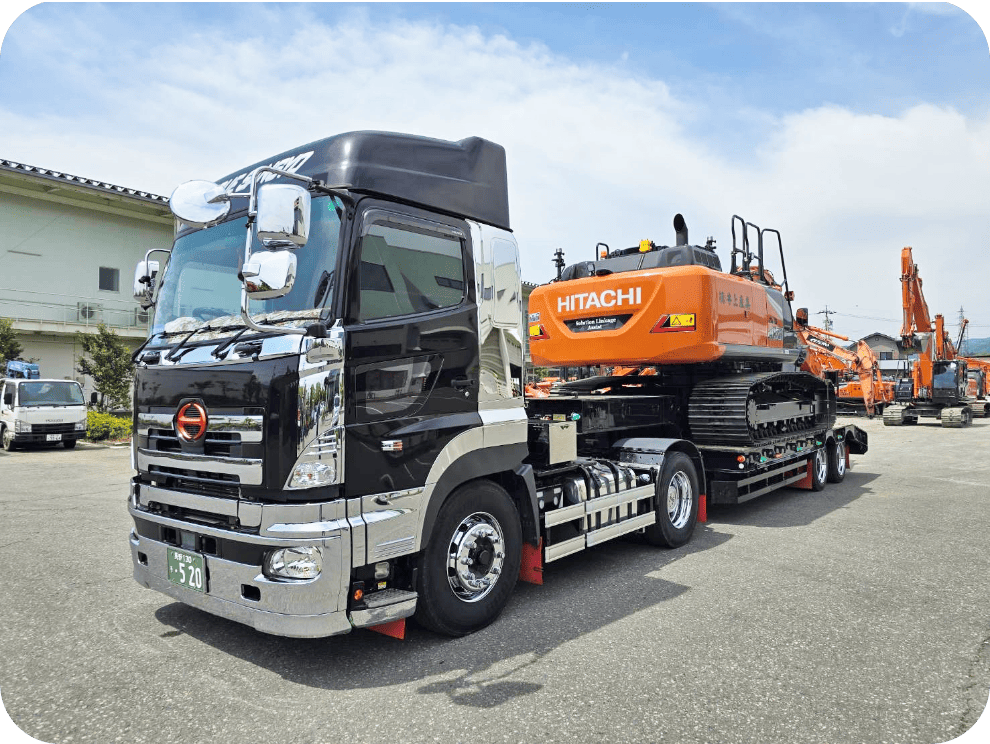 重機回送の写真